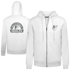 Baltimore Orioles Levelwear Podium Banner Arch Full-Zip Hoodie - MLB Hoodies