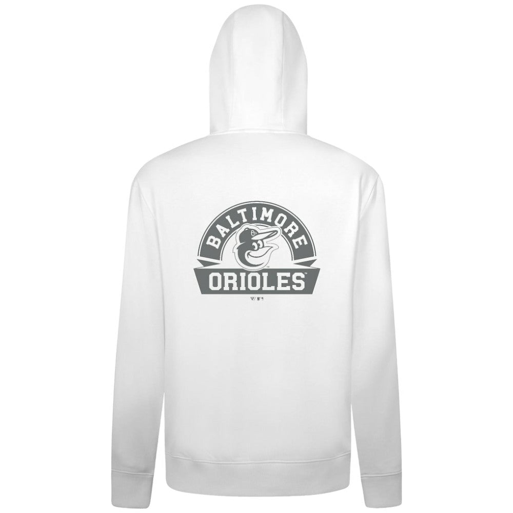 Baltimore Orioles Levelwear Podium Banner Arch Full-Zip Hoodie - MLB Hoodies