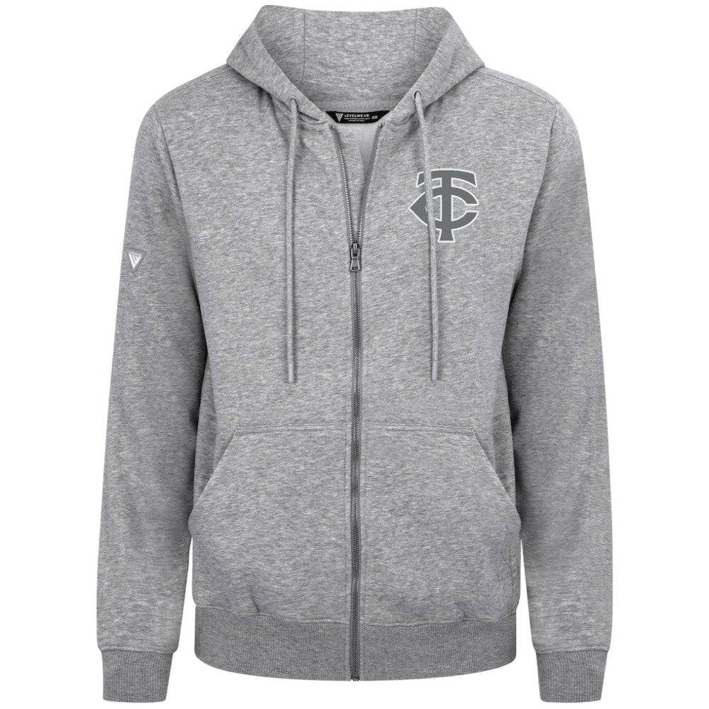Minnesota Twins Levelwear Podium Banner Arch Full-Zip Hoodie - MLB Hoodies