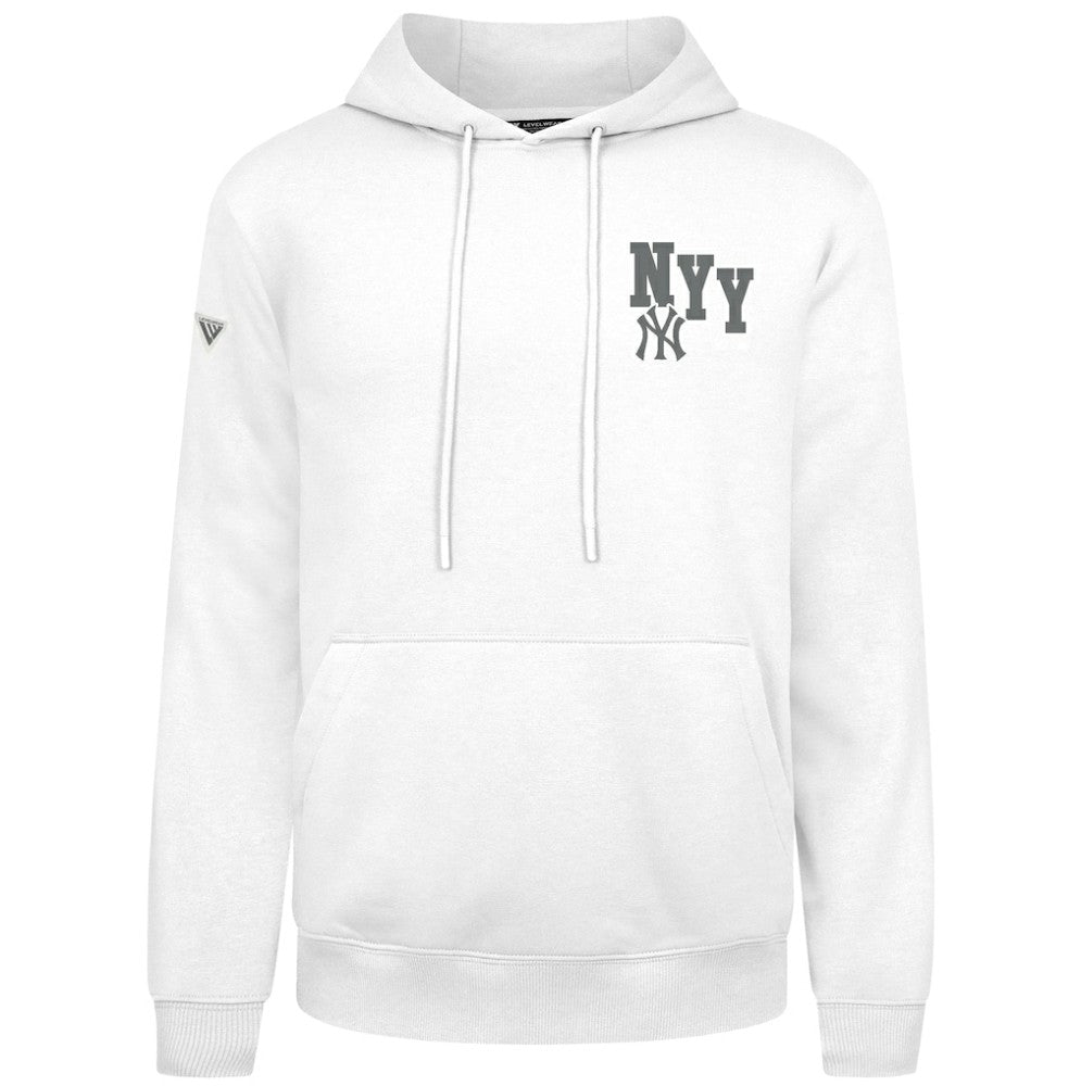 New York Yankees Levelwear Podium Grain Hoodie - MLB Hoodies