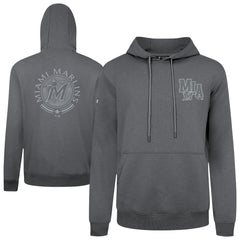 Miami Marlins Levelwear Podium Grain Hoodie - MLB Hoodies