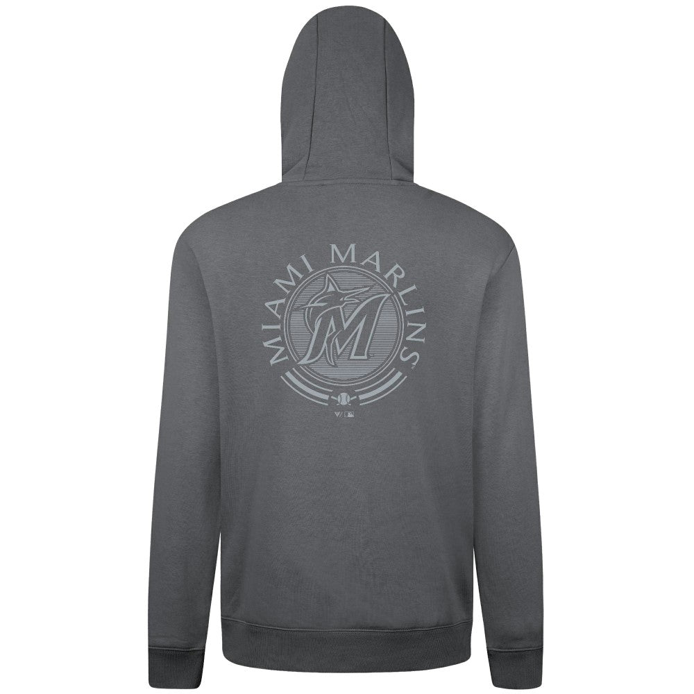 Miami Marlins Levelwear Podium Grain Hoodie - MLB Hoodies