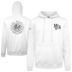 Miami Marlins Levelwear Podium Grain Hoodie - MLB Hoodies