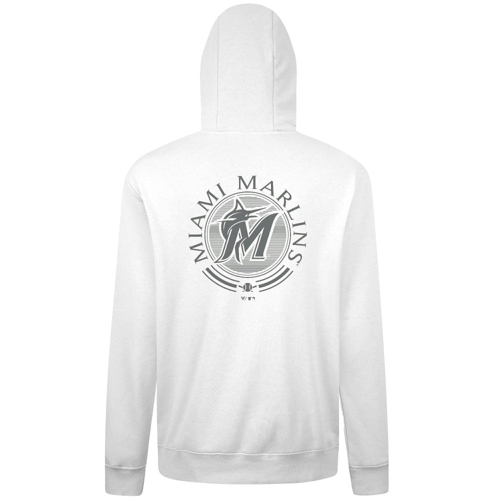 Miami Marlins Levelwear Podium Grain Hoodie - MLB Hoodies