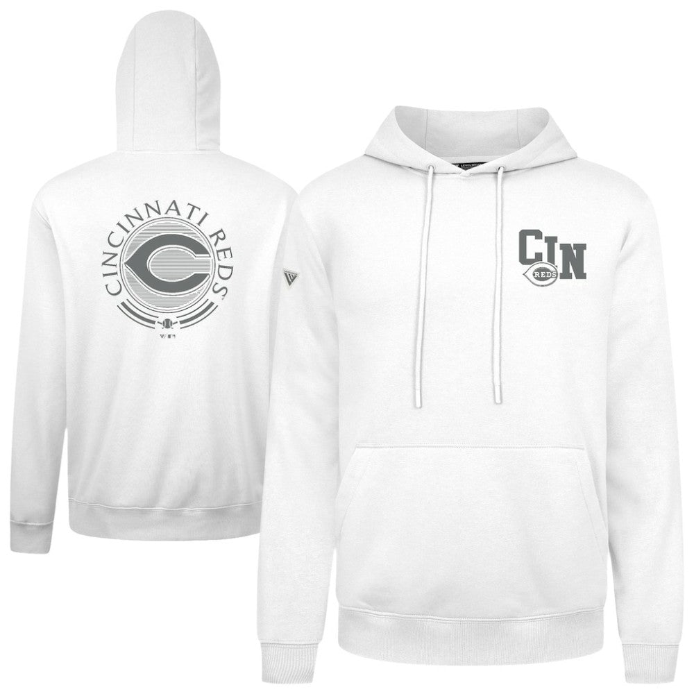 Cincinnati Reds Levelwear Podium Grain Hoodie - MLB Hoodies