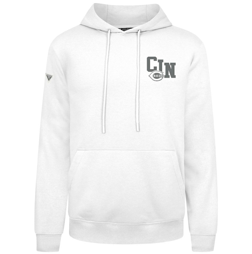 Cincinnati Reds Levelwear Podium Grain Hoodie - MLB Hoodies