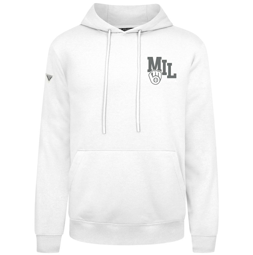 Milwaukee Brewers Levelwear Podium Grain Hoodie - MLB Hoodies