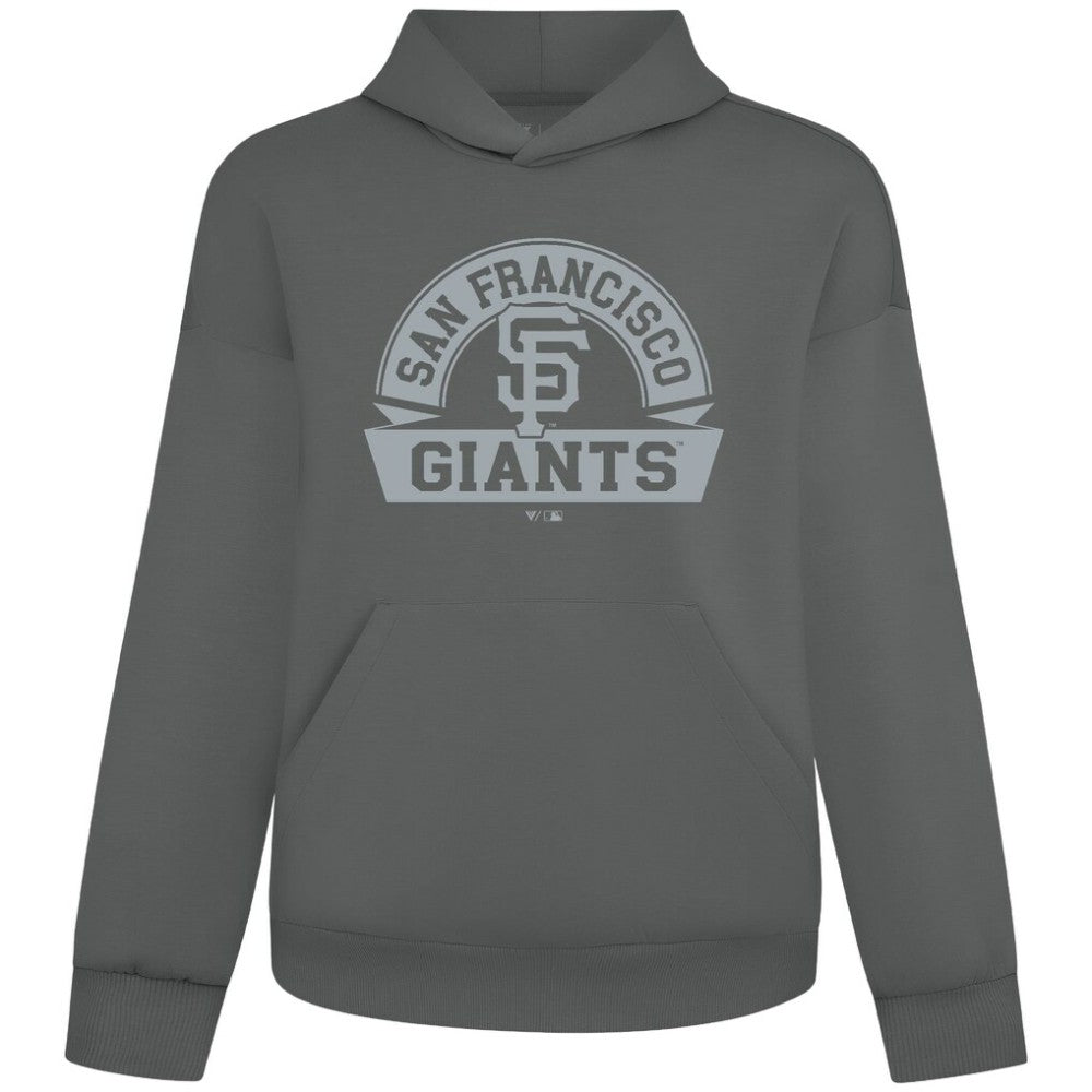 San Francisco Giants Levelwear Luxe Signature Banner Arch Tri-Blend Hoodie - MLB Hoodies