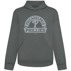 Philadelphia Phillies Levelwear Luxe Signature Banner Arch Tri-Blend Hoodie - MLB Hoodies