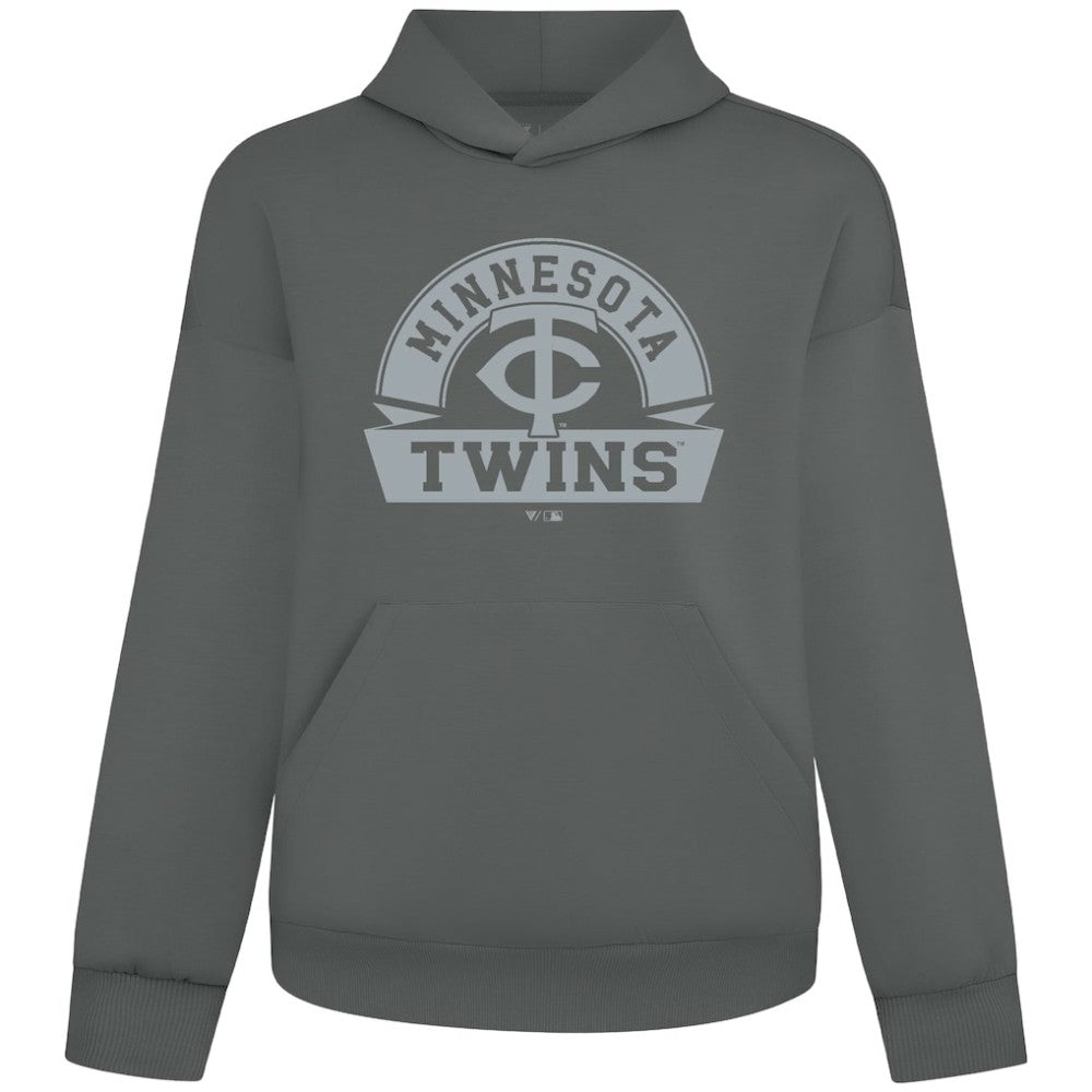 Minnesota Twins Levelwear Luxe Signature Banner Arch Tri-Blend Hoodie - MLB Hoodies