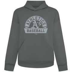 Athletics Levelwear Luxe Signature Banner Arch Tri-Blend Hoodie - MLB Hoodies