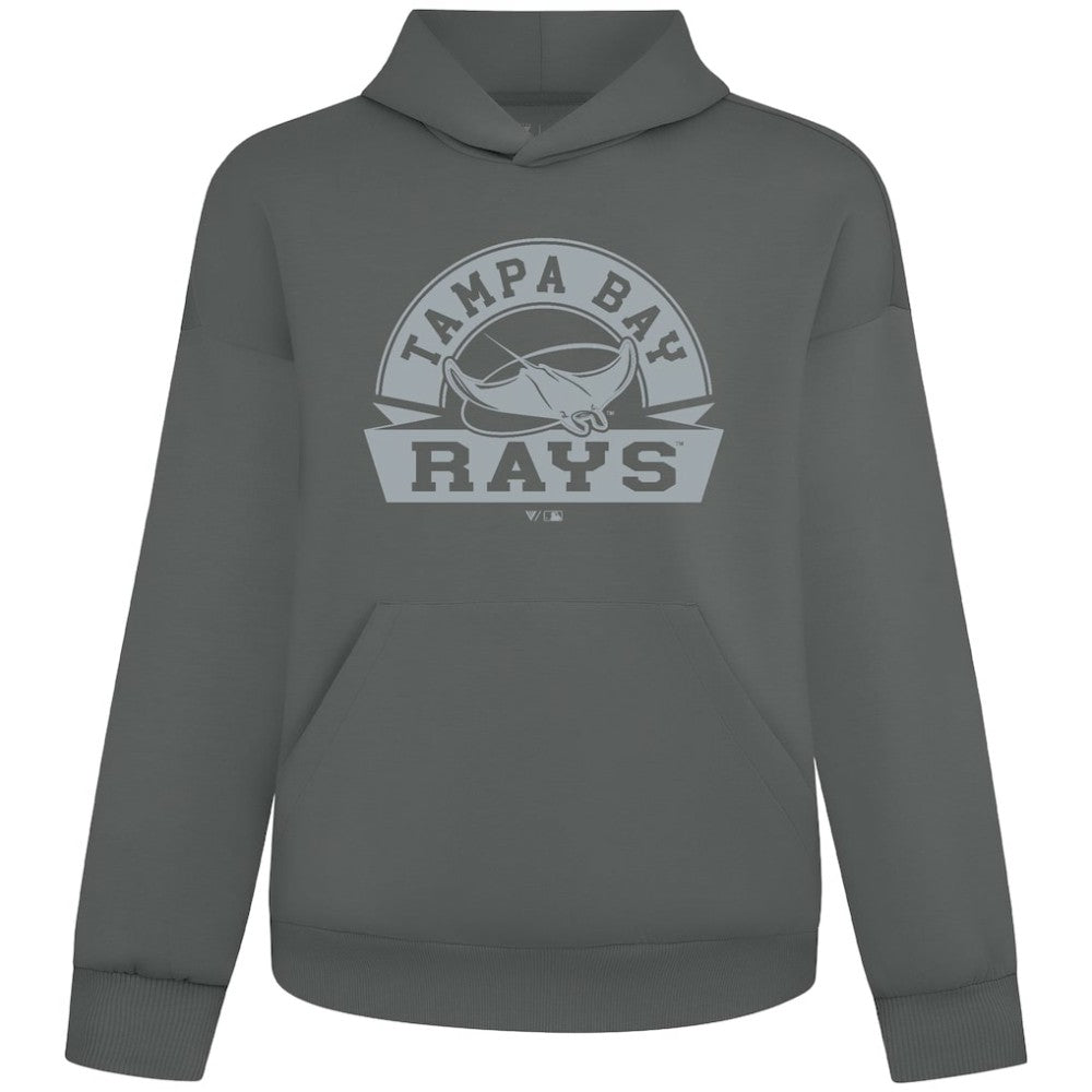 Tampa Bay Rays Levelwear Luxe Signature Banner Arch Tri-Blend Hoodie - MLB Hoodies
