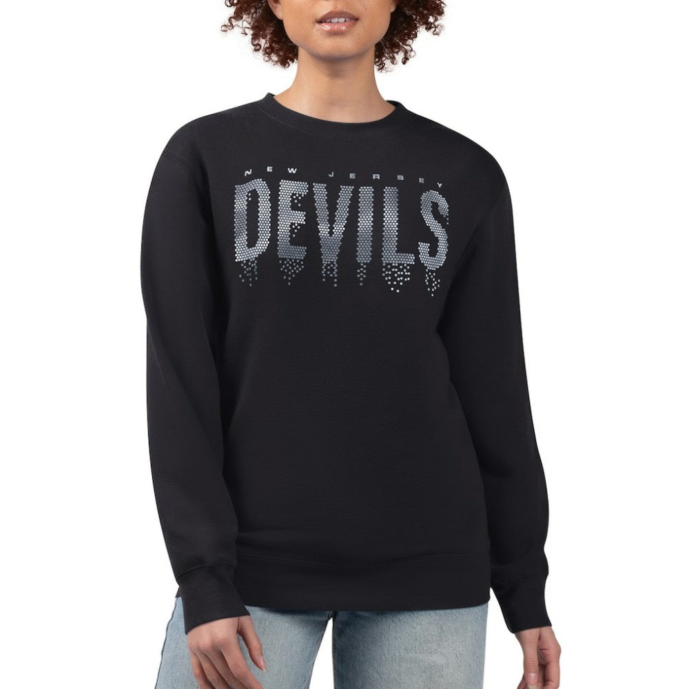 New Jersey Devils G-III 4Her by Carl Banks Women's Metallic Drop Printed Fleece Sweatshirt -  NHL Sweatshirts