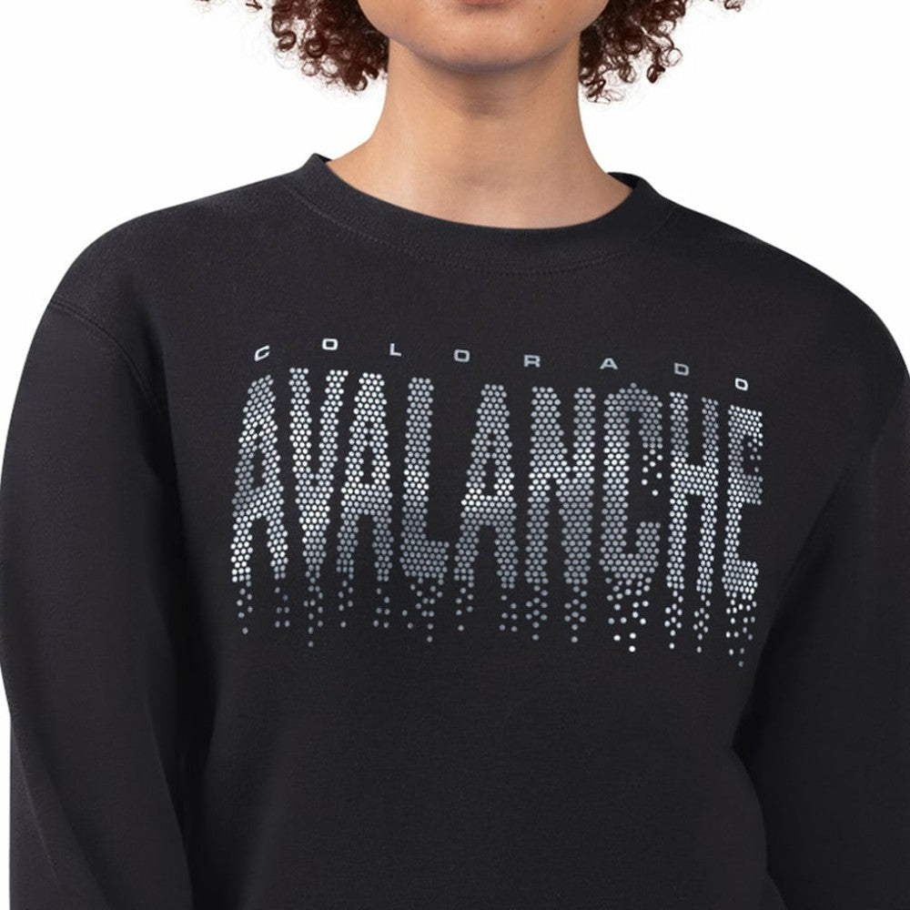 Colorado Avalanche G-III 4Her by Carl Banks Women's Metallic Drop Printed Fleece Sweatshirt -  NHL Sweatshirts