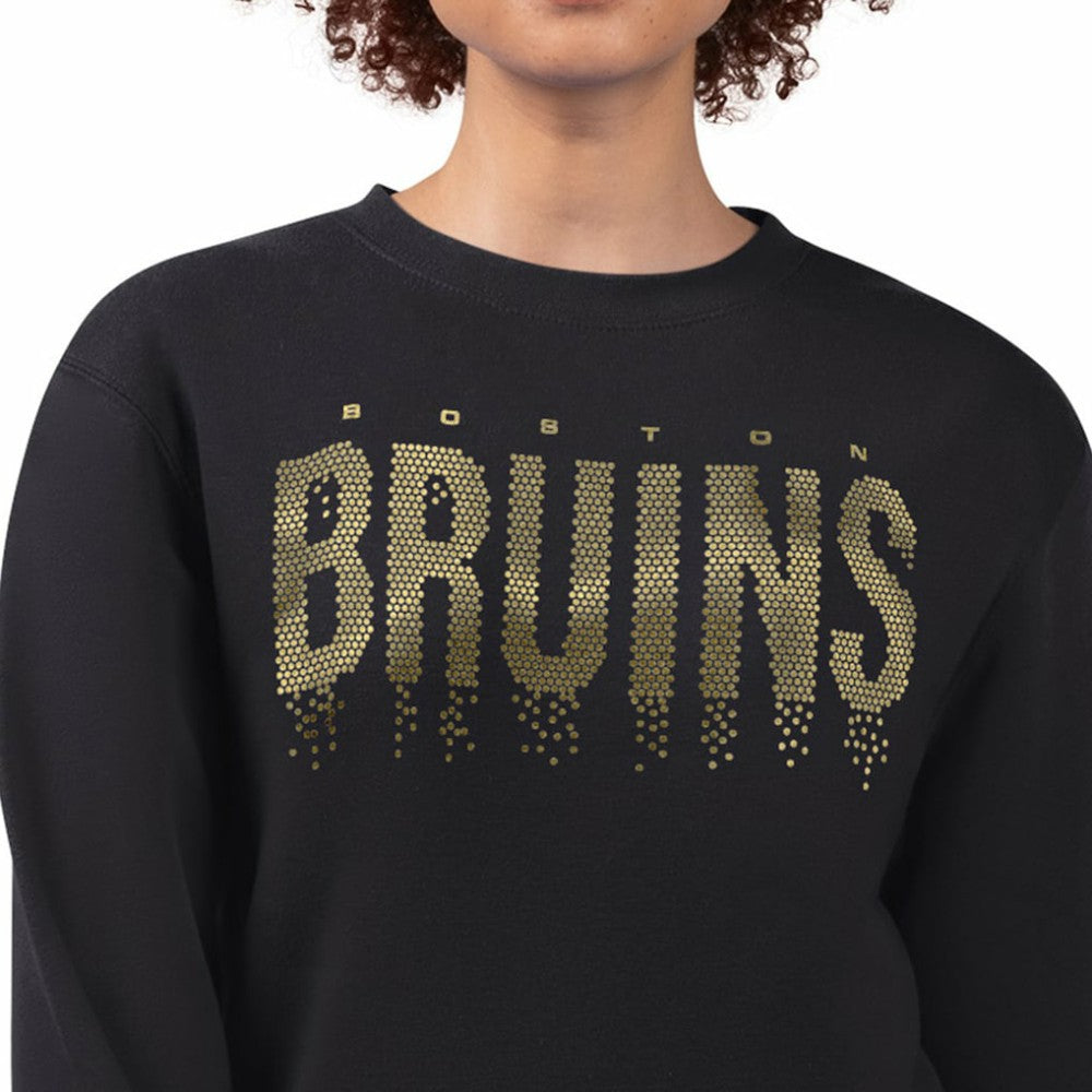 Boston Bruins G-III 4Her by Carl Banks Women's Metallic Drop Printed Fleece Sweatshirt -  NHL Sweatshirts
