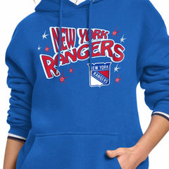 New York Rangers Starter Women's Fireworks Fleece Hoodie -  NHL Hoodies