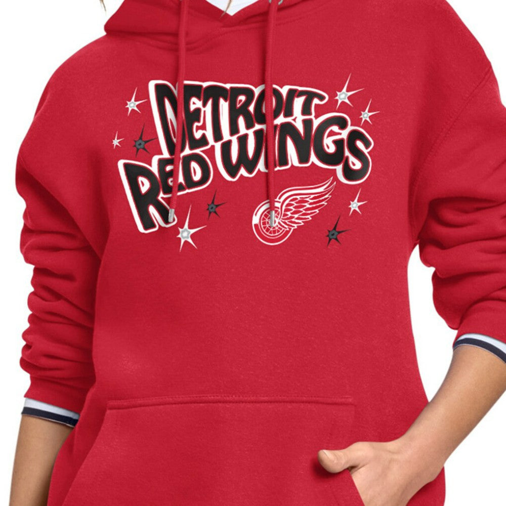 Detroit Red Wings Starter Women's Fireworks Fleece Hoodie -  NHL Hoodies