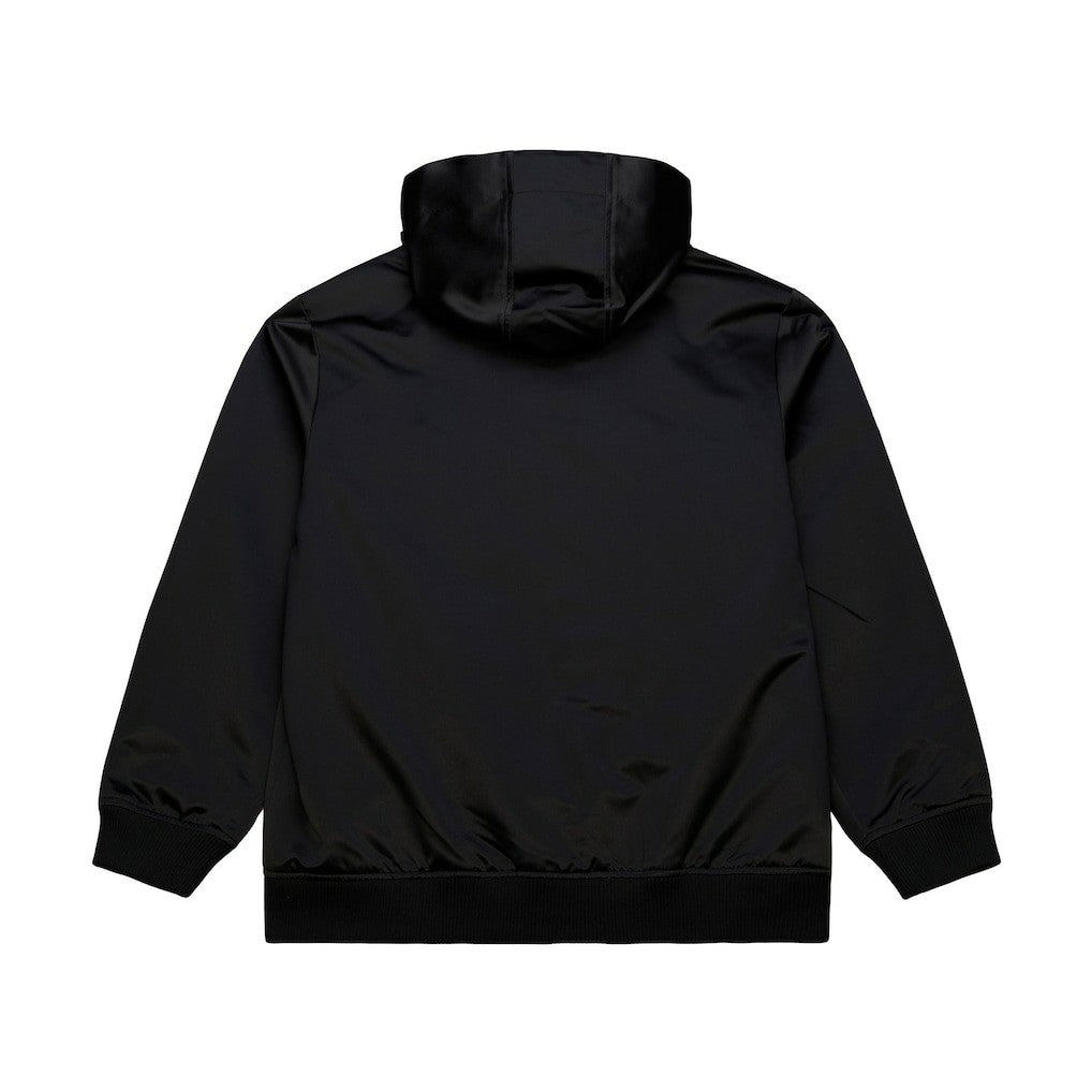 Black Cleveland Cavaliers Hardwood Classics Nights Walk the Tunnel Satin Bomber Full-Snap Hooded Jacket sale | NBA