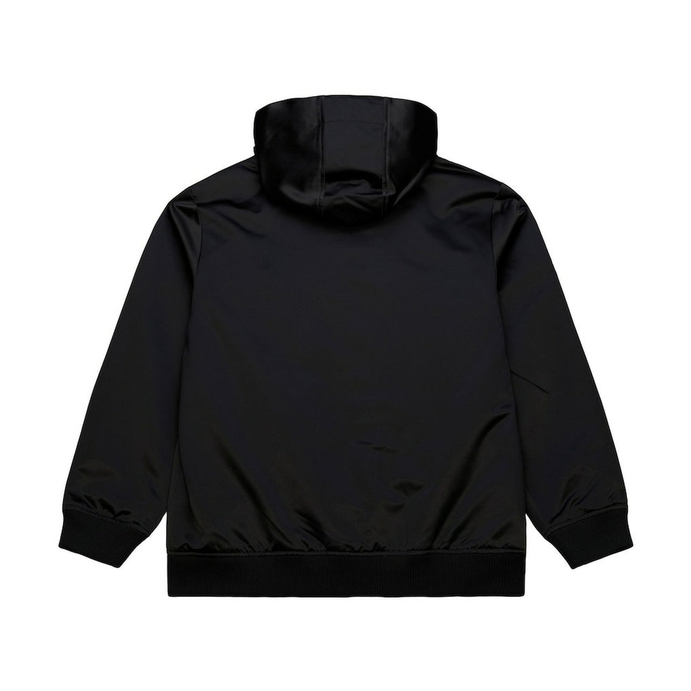 Black Cleveland Cavaliers Hardwood Classics Nights Walk the Tunnel Satin Bomber Full-Snap Hooded Jacket sale | NBA