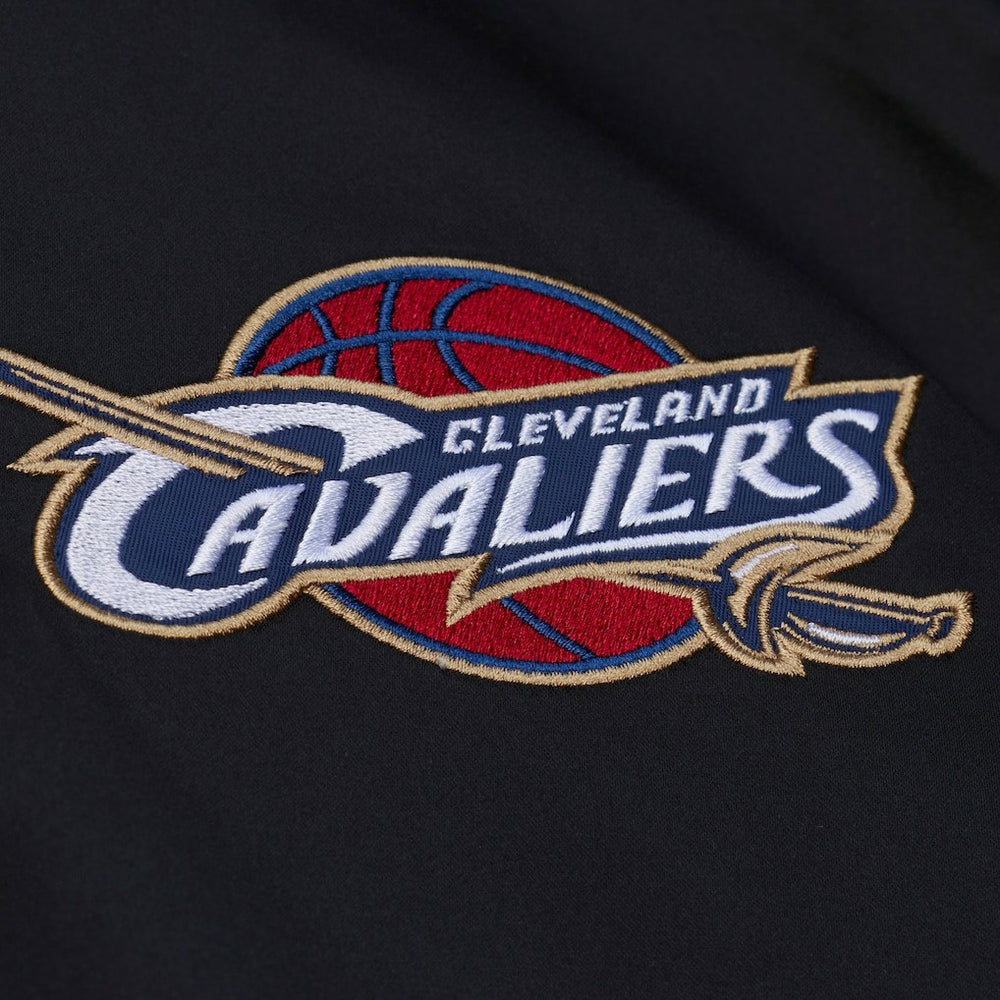 Black Cleveland Cavaliers Hardwood Classics Nights Walk the Tunnel Satin Bomber Full-Snap Hooded Jacket sale | NBA