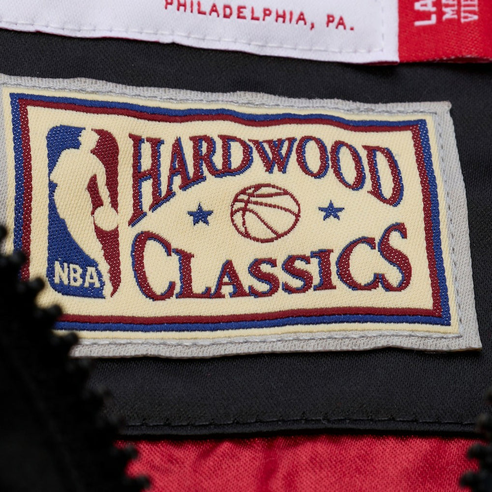 Black Cleveland Cavaliers Hardwood Classics Nights Walk the Tunnel Satin Bomber Full-Snap Hooded Jacket sale | NBA