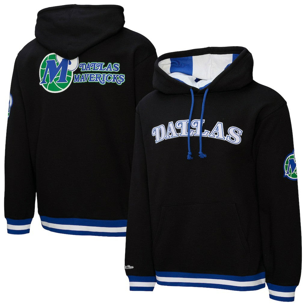 Black Dallas Mavericks Hardwood Classics Nights Playmaker Fleece Hoodie sale | NBA