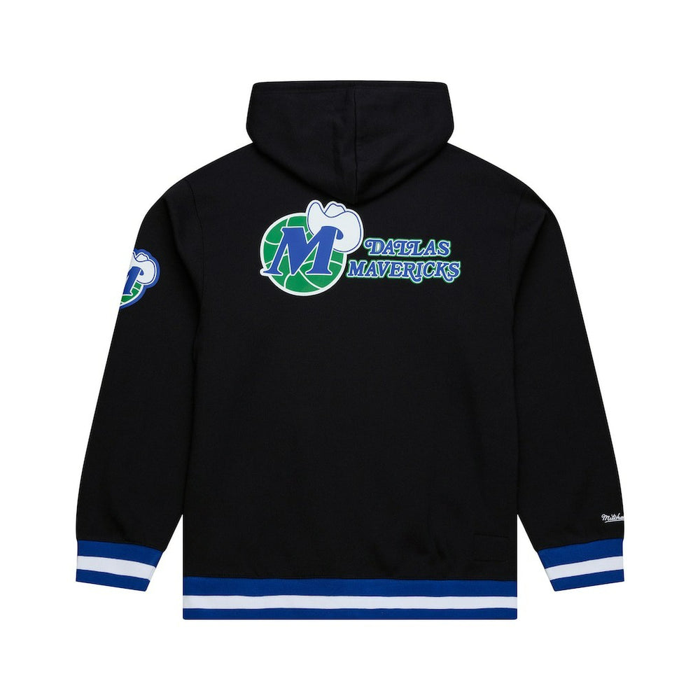 Black Dallas Mavericks Hardwood Classics Nights Playmaker Fleece Hoodie sale | NBA