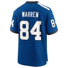 Indianapolis Colts Tyler Warren  Alternate 2 Indiana Nights Game Jersey | NFL Sale