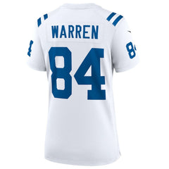 Indianapolis Colts Tyler Warren  Women's Game Jersey | NFL Online