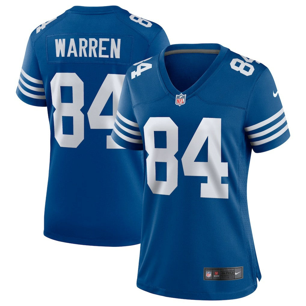 Indianapolis Colts Tyler Warren  Women's Alternate Game Jersey | NFL Online