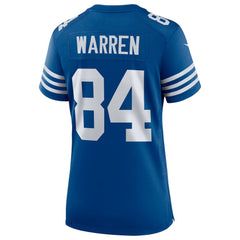 Indianapolis Colts Tyler Warren  Women's Alternate Game Jersey | NFL Online