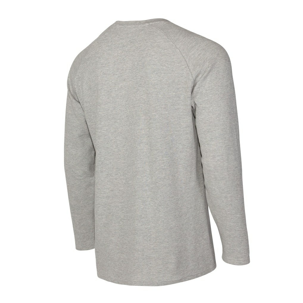 Gray Boston Celtics Concepts Sport Hawthorn Thermal Knit Long Sleeve Henley T-Shirt | NBA