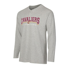 Gray Cleveland Cavaliers Concepts Sport Hawthorn Thermal Knit Long Sleeve Henley T-Shirt sale | NBA