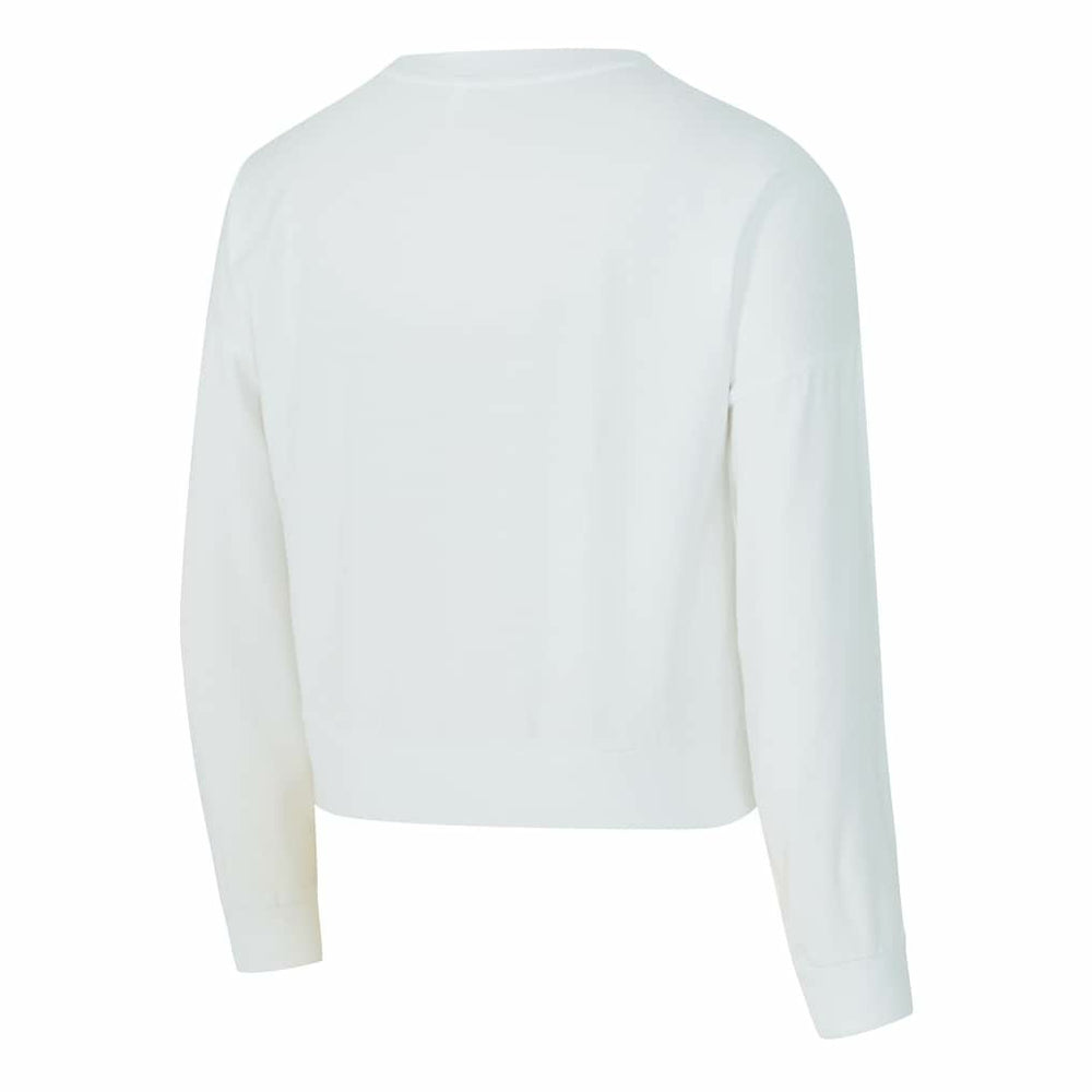 White Golden State Warriors Concepts Sport Women's Laney Chenille Cropped Long Sleeve T-Shirt sale | NBA