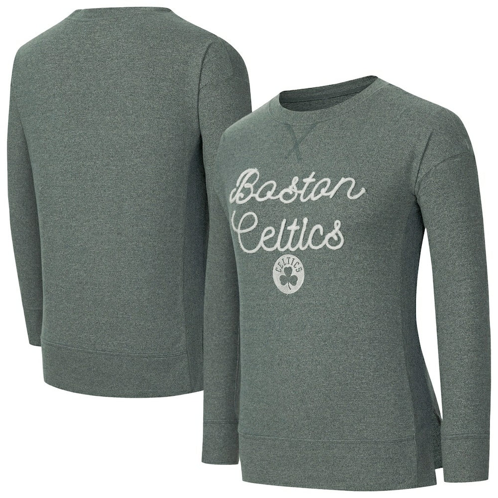 Hunter Green Boston Celtics Concepts Sport Women's Rigor Long Sleeve Jersey T-Shirt | NBA