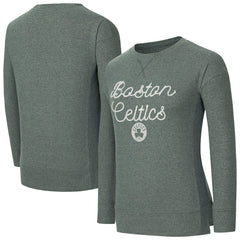 Hunter Green Boston Celtics Concepts Sport Women's Rigor Long Sleeve Jersey T-Shirt | NBA