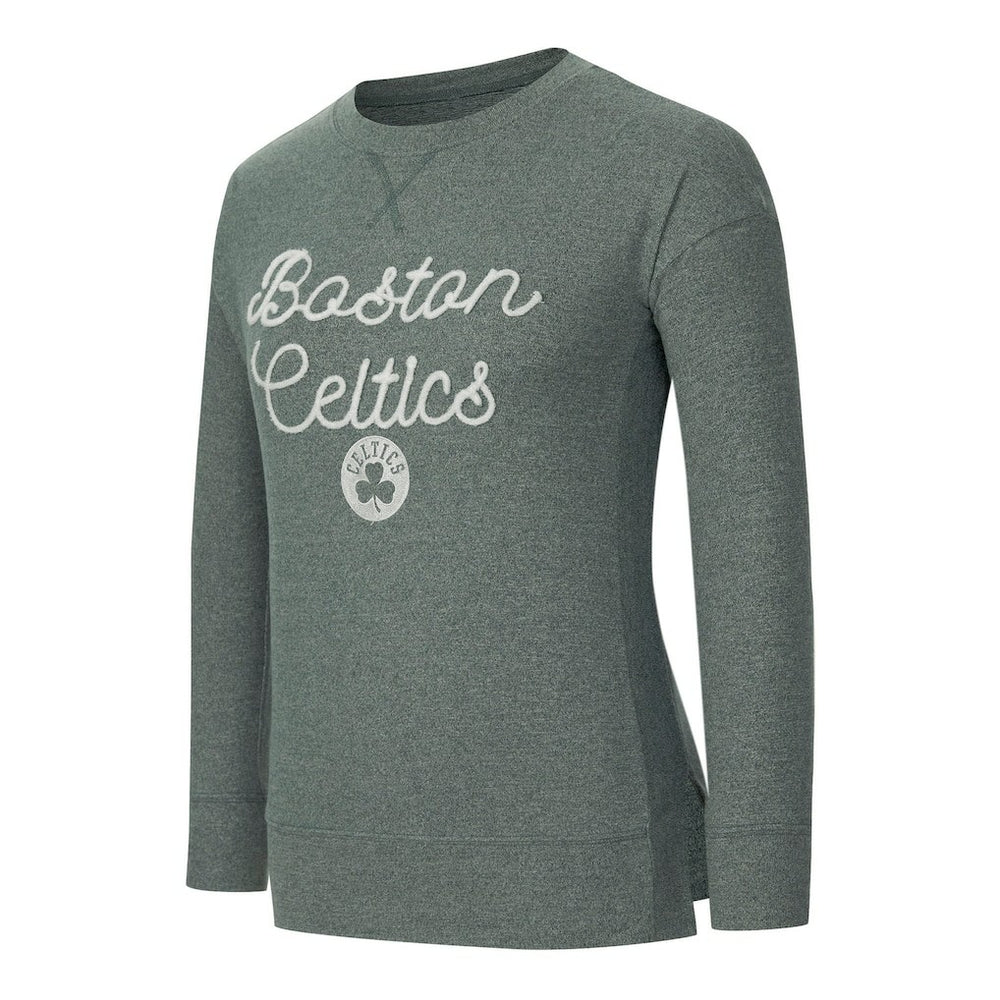 Hunter Green Boston Celtics Concepts Sport Women's Rigor Long Sleeve Jersey T-Shirt | NBA