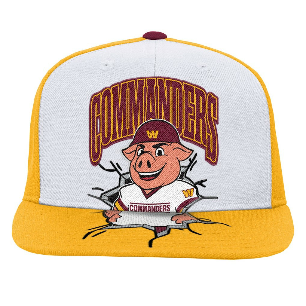 Washington Commanders Youth Team Mascot Snapback Hat | NFL Discount