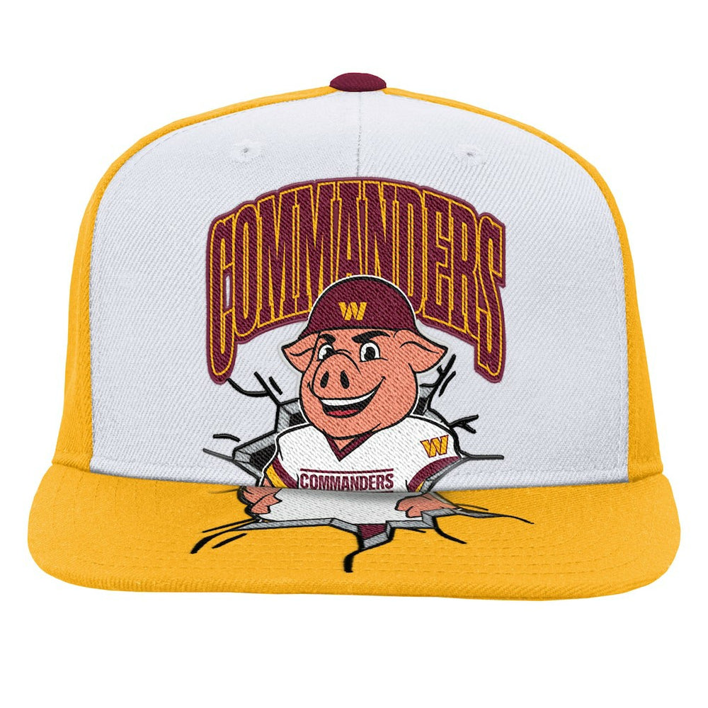 Washington Commanders Youth Team Mascot Snapback Hat | NFL Discount