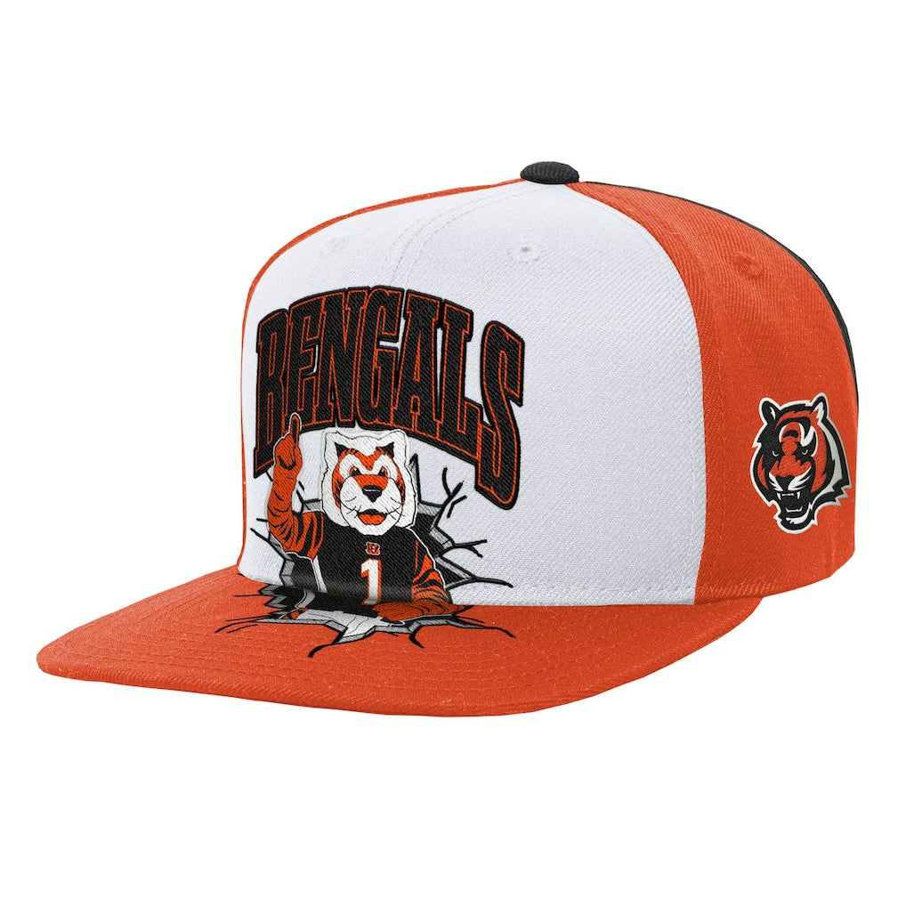 Cincinnati Bengals Youth Team Mascot Snapback Hat | NFL Outlet