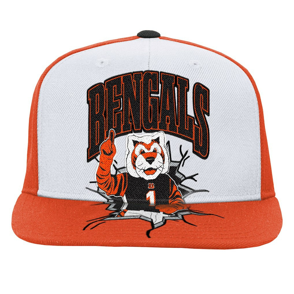 Cincinnati Bengals Youth Team Mascot Snapback Hat | NFL Outlet