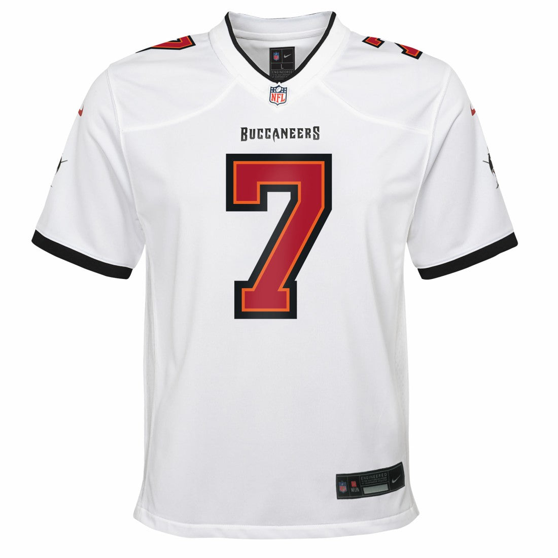 Tampa Bay Buccaneers Bucky Irving  Youth White Game Jersey | NFL Online