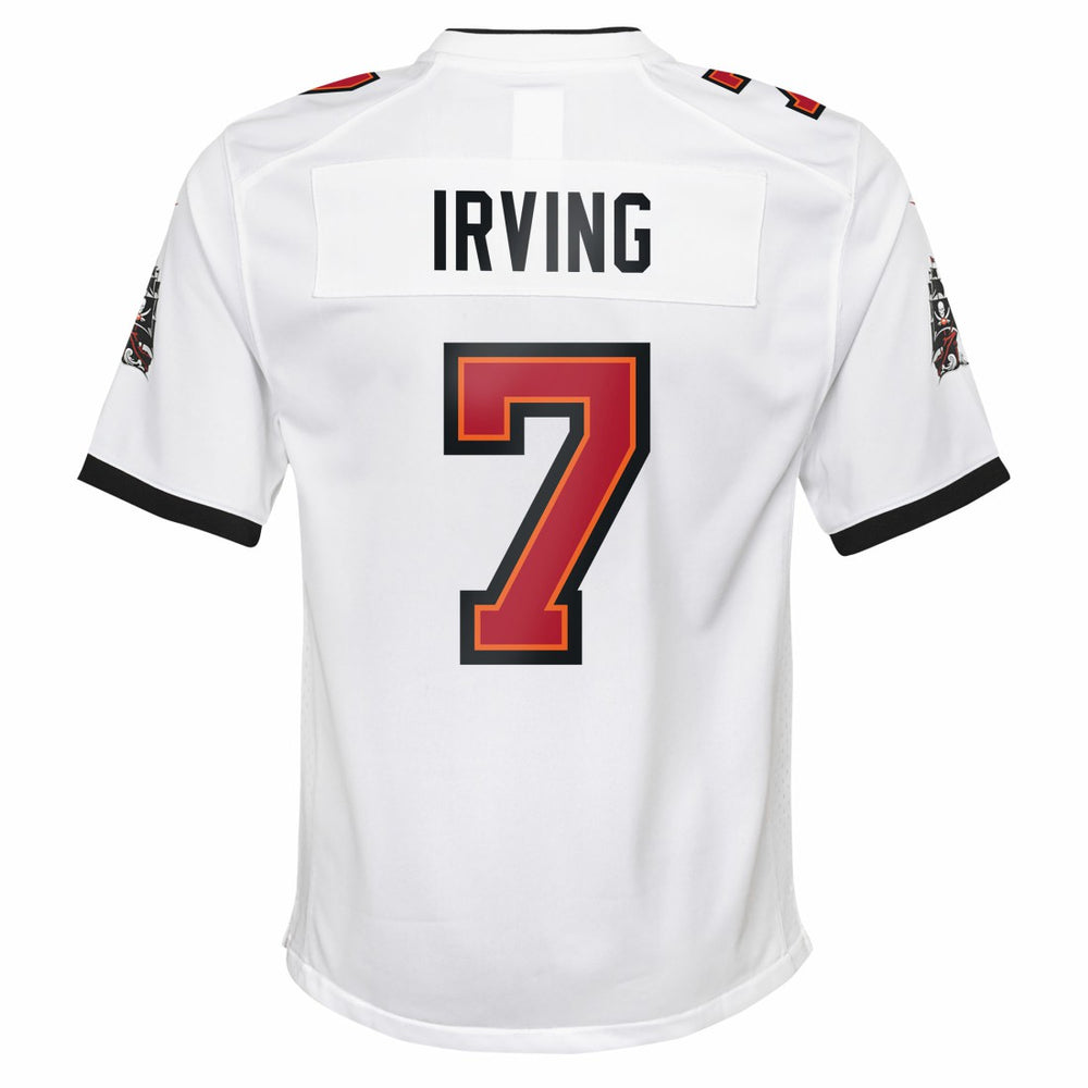 Tampa Bay Buccaneers Bucky Irving  Youth White Game Jersey | NFL Online