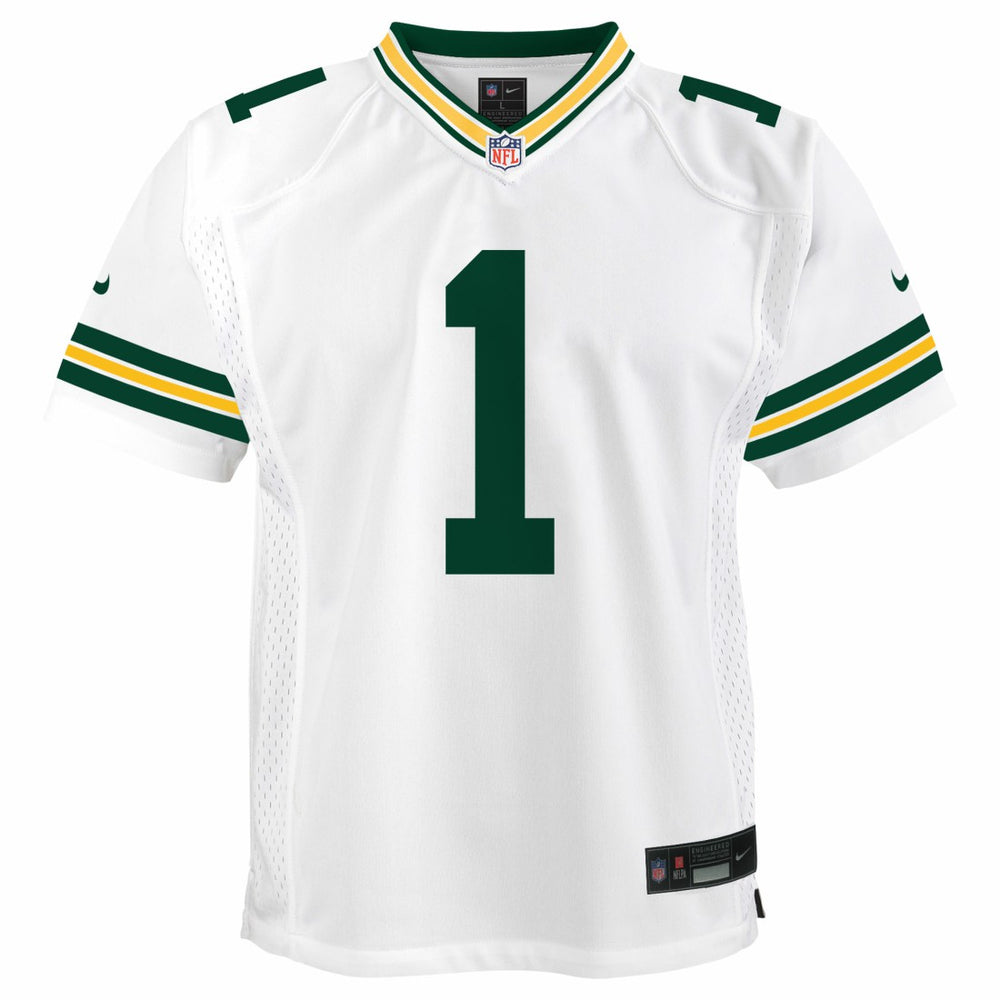 Green Bay Packers Micah Parsons  Youth White Game Jersey | NFL Sale