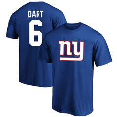 New York Giants Jaxson Dart  Big & Tall Player Name & Number T-Shirt | NFL US