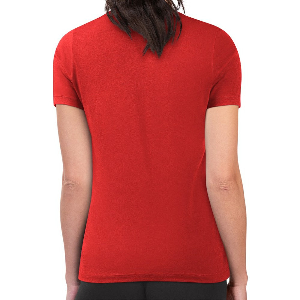 Washington Capitals G-III 4Her by Carl Banks Women's Super-Slim Lightweight Pinstripe Circle Graphic T-Shirt -  NHL T-shirts