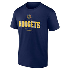 Navy Denver Nuggets Center Court Name & Number Custom T-Shirt sale | NBA