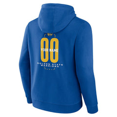 Royal Golden State Warriors Center Court Name & Number Custom Hoodie sale | NBA