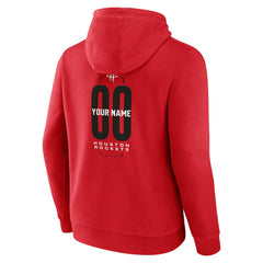 Red Houston Rockets Center Court Name & Number Custom Hoodie sale | NBA
