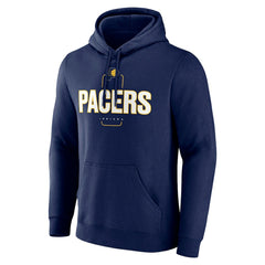 Navy Indiana Pacers Center Court Name & Number Custom Hoodie | NBA